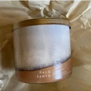 NWT Palo Santo Bath & Body Works 3 wick candle